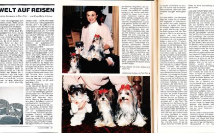 German Dog Magazine Article about Mr. & Mrs. Biewer