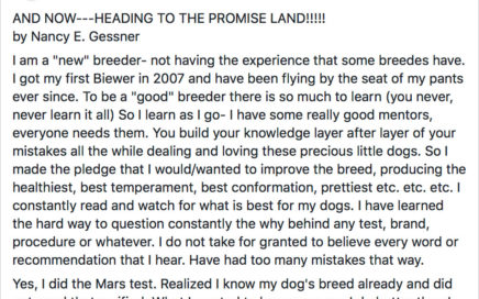 UC Davis Biewer Breed