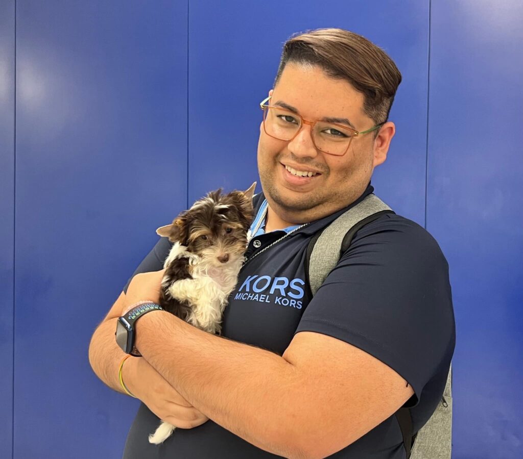 Biewer Terrier Puppy Timmy is going home to Portland, OR.